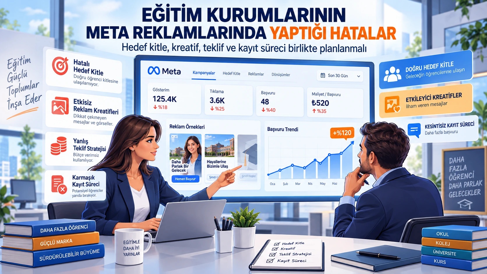 eğitim kurumları meta reklamları