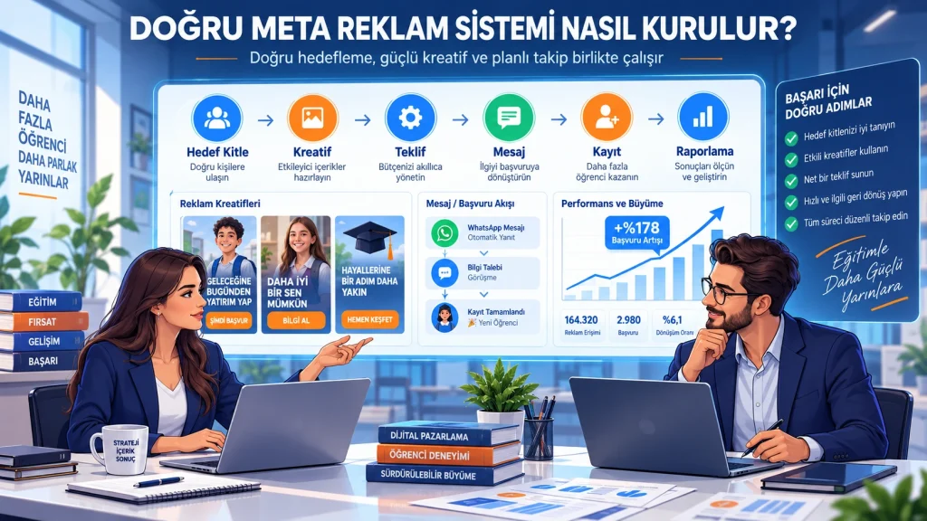 Eğitim kurumları meta reklamları